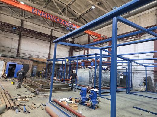 Сборочный цех ENERGOMODUL — производство БМК