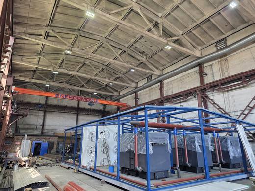 Сборочный цех ENERGOMODUL — производство БМК